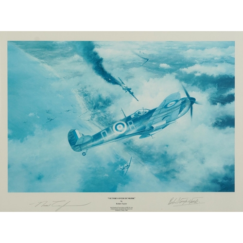 3120 - Robert Taylor - Return of the Few and Victory over Dunkirk, pair of military interest pencil signed ... 