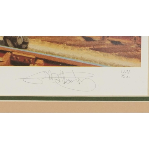 3163 - Eric Bottomley - Clear for Take Off, pencil signed print in colour, limited edition 440/500, label v... 