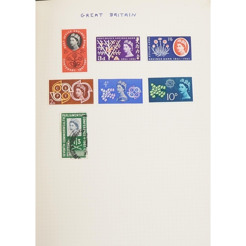 939 - British Commonwealth and world stamps arranged in two albums including postage due