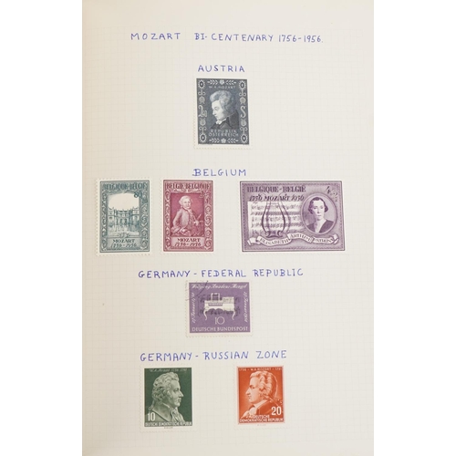 939 - British Commonwealth and world stamps arranged in two albums including postage due