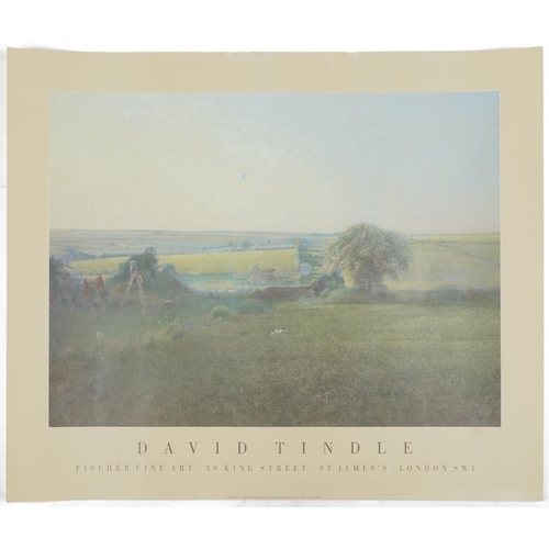 3233 - Four David Tindle Fischer Fine Art art posters published by The Poster Shop, each 72cm x 62cm