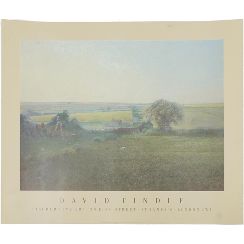 3233 - Four David Tindle Fischer Fine Art art posters published by The Poster Shop, each 72cm x 62cm