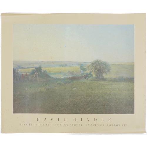 3233 - Four David Tindle Fischer Fine Art art posters published by The Poster Shop, each 72cm x 62cm