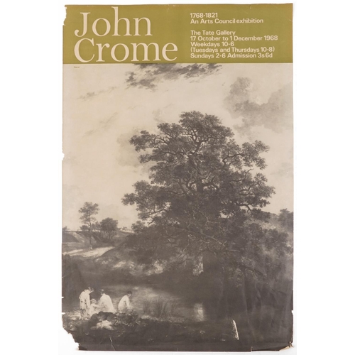 3230 - Four art posters relating to 19th century artists comprising John Crome The Tate Gallery 17th Octobe... 