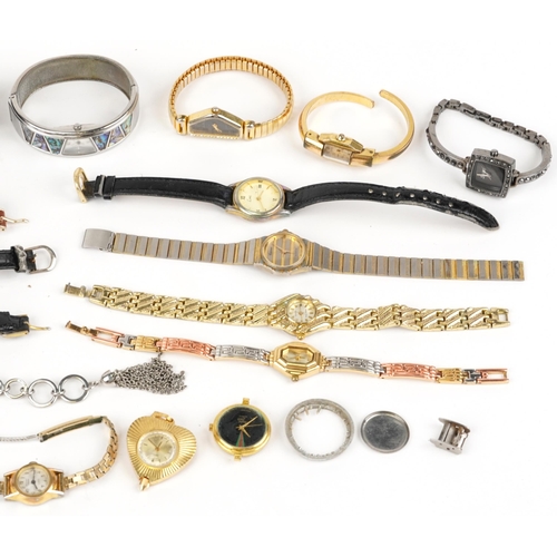 2544 - Vintage and later ladies wristwatches including Bruford Eastbourne, Loris, Vertex and Limit