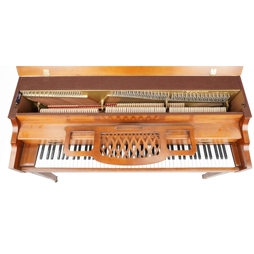 1154 - Baldwin Classic, American mahogany upright piano with stool, serial number 1470408, 92cm H x 144cm W... 