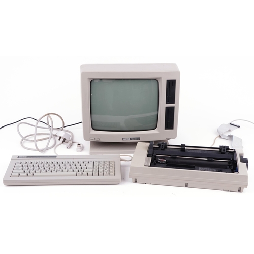 1676 - Vintage Amstrad personal computer system with printer