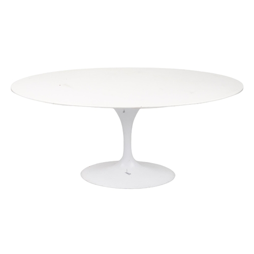 1053 - Eero Saarinen design contemporary tulip dining table, 75cm H x 170cm W x 110cm D