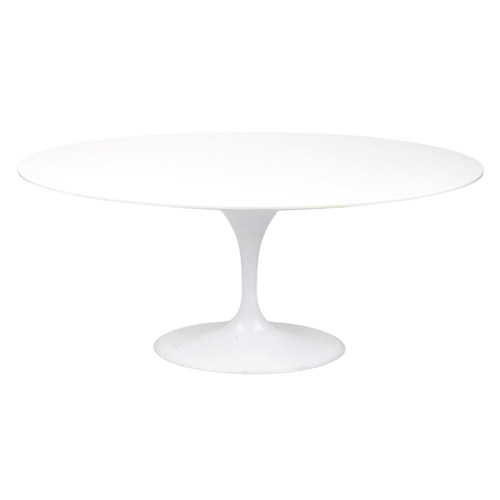 1051 - Eero Saarinen design contemporary tulip dining table, 75cm H x 170cm W x 110cm D