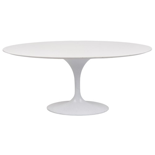 1049 - Eero Saarinen design contemporary tulip dining table, 75cm H x 170cm W x 110cm D