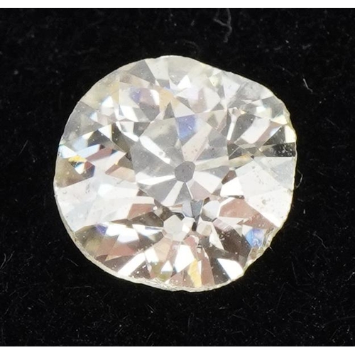 2124 - Brilliant cut diamond solitaire, approximately 0.37 carat