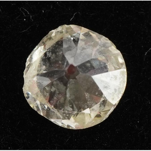 2124 - Brilliant cut diamond solitaire, approximately 0.37 carat