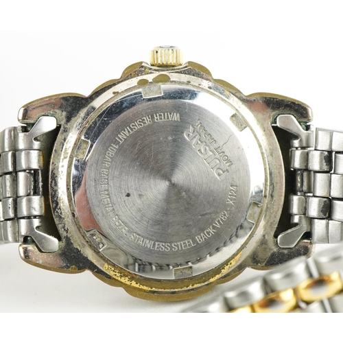 2571 - Six vintage and later ladies and gentlemen's wristwatches including Casio, Sekonda, Pulsar and Rotar... 