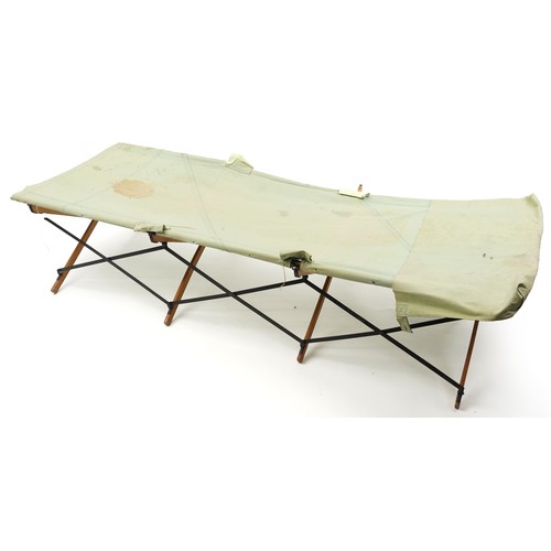 682 - Military interest folding campaign bed