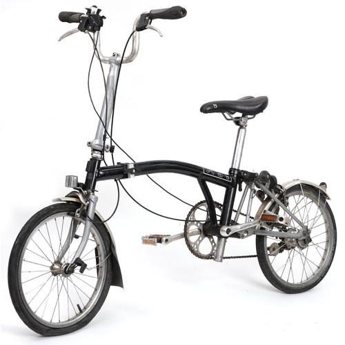 1148 - Folding Brompton bike, serial number 0805090669