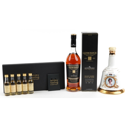 2242 - Whisky comprising a bottle of Glenmorangie Single Malt Quinta Ruban Port Cask Finished Aged 12 Years... 