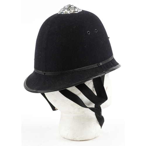 1403 - Elizabeth II Metropolitan Police Cromwell helmet with badge