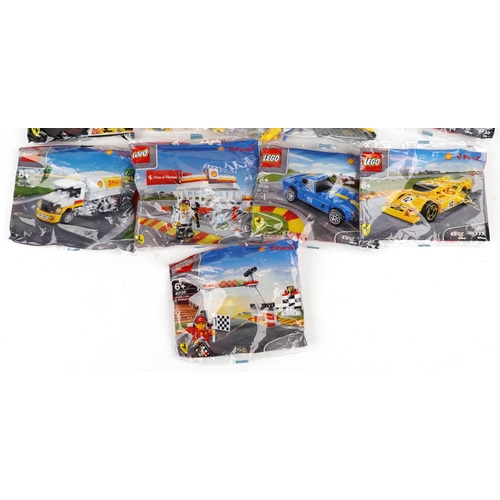 1154 - Vintage and later Lego including seven Exclusive to Shell Service Stations