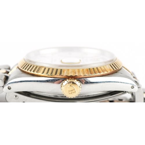 9 - Tudor, gentlemen's Tudor Prince day/date self winding wristwatch with box, 35.0mm in diameter