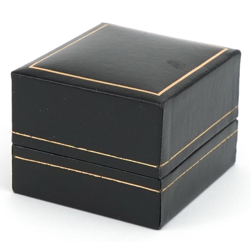 42 - Art Deco style platinum aquamarine and diamond ring, the aquamarine approximately 5.50mm x 5.50mm x ... 