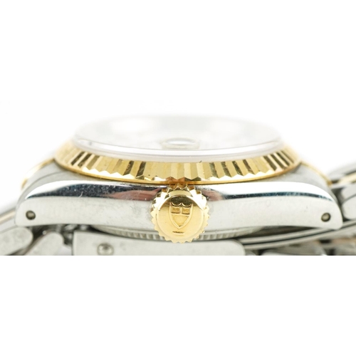 19 - Tudor, ladies Tudor Princess Date self winding wristwatch 24mm in diameter