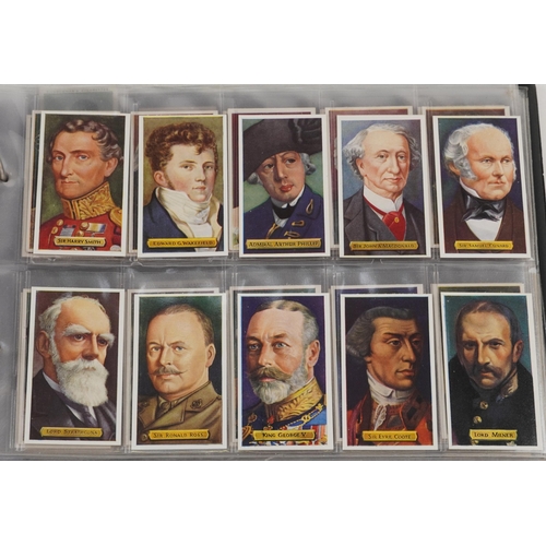 1667 - Large collection of cigarette cards, some arranged in albums, including John Players & Sons, Western... 