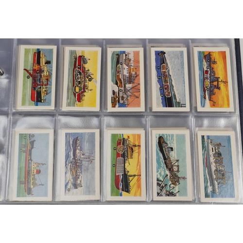 1667 - Large collection of cigarette cards, some arranged in albums, including John Players & Sons, Western... 