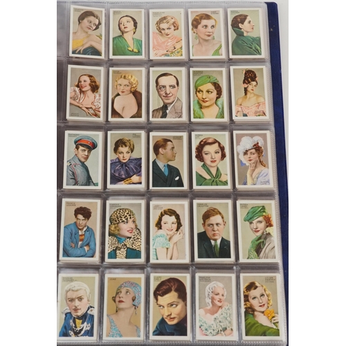 1667 - Large collection of cigarette cards, some arranged in albums, including John Players & Sons, Western... 