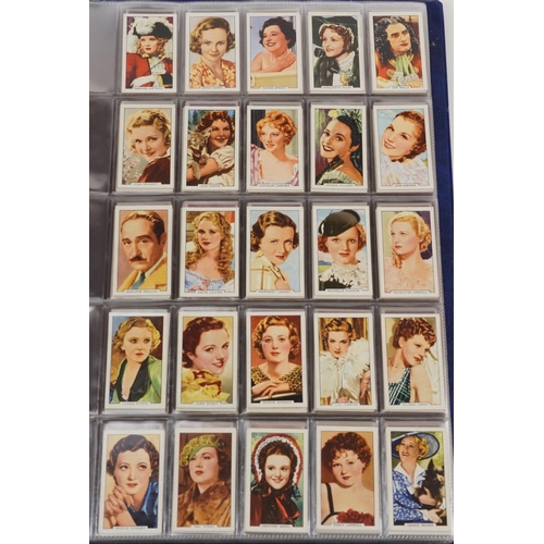 1667 - Large collection of cigarette cards, some arranged in albums, including John Players & Sons, Western... 