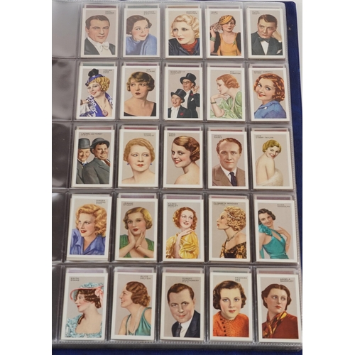 1667 - Large collection of cigarette cards, some arranged in albums, including John Players & Sons, Western... 