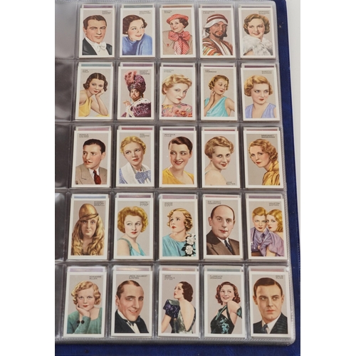 1667 - Large collection of cigarette cards, some arranged in albums, including John Players & Sons, Western... 