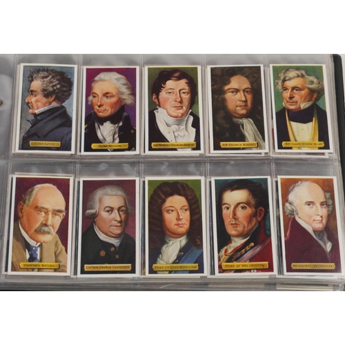 1667 - Large collection of cigarette cards, some arranged in albums, including John Players & Sons, Western... 