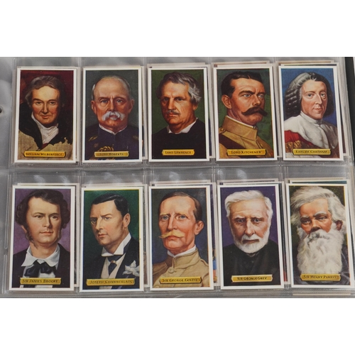 1667 - Large collection of cigarette cards, some arranged in albums, including John Players & Sons, Western... 