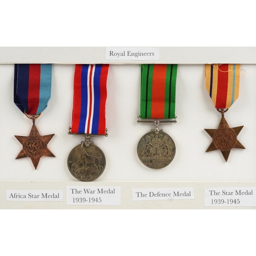 1353 - British military World War I and World War II medal group relating to the Sim family comprising Worl... 