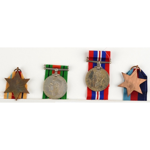 1353 - British military World War I and World War II medal group relating to the Sim family comprising Worl... 