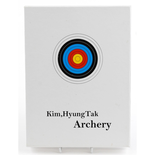 1492 - Kin Hyung Tak Archery, hardback book with slip case