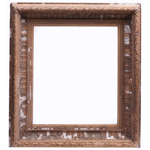 2525 - Large gilt picture frame, possibly Victorian, aperture size 56cm x 48cm, overall 84cm x 75cm