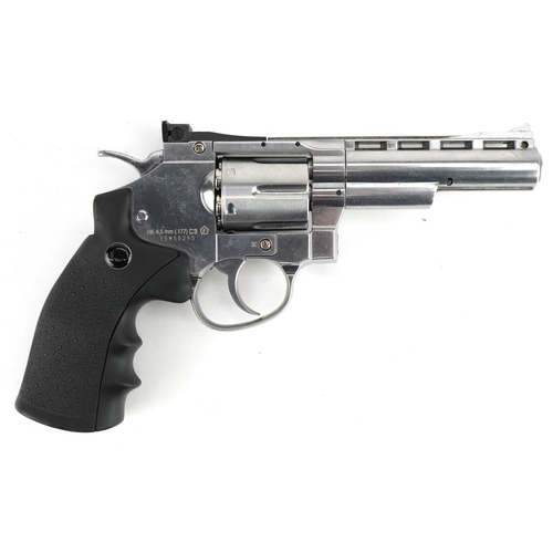 1451 - Legends S40 .177 cal CO2 revolver air pistol, 23.5cm in length