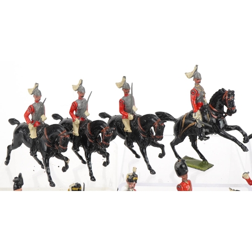 1118 - Collection of Britains hand painted lead soldiers on horseback including Golden Jubilee 4th Queen's ... 