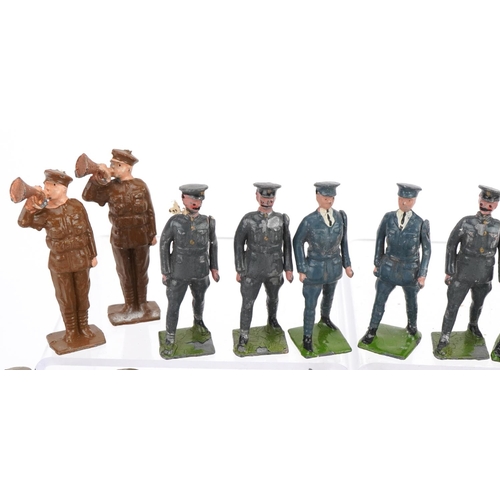 1122 - John Hill & Co and Britains hand painted lead soldiers including Seaforth Highlanders, with paper la... 