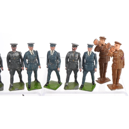 1122 - John Hill & Co and Britains hand painted lead soldiers including Seaforth Highlanders, with paper la... 