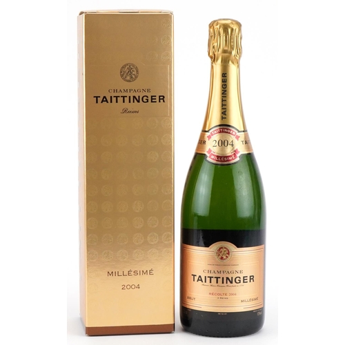 2383 - Bottle of 2004 Tattinger Millesime Champagne with box