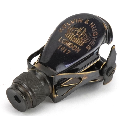 2643 - Military interest brass monocular, 10cm in length