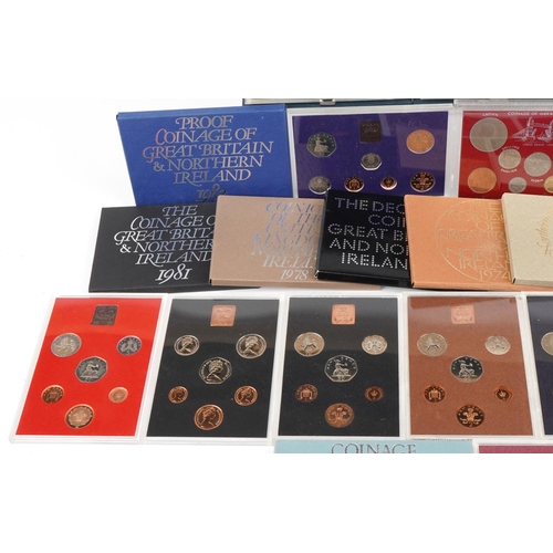 1592 - Great Britain and Ireland proof and commemorative coin sets including Coinage of Great Britain & Nor... 