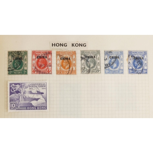 1702 - 19th century and later British and world stamps arranged in four albums including Penny Black, Two P... 