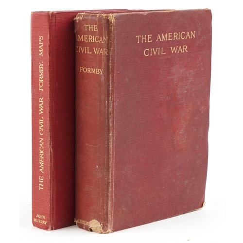 1486 - The American Civil War by John Thornby, two hardback books including maps, published London John Mur... 