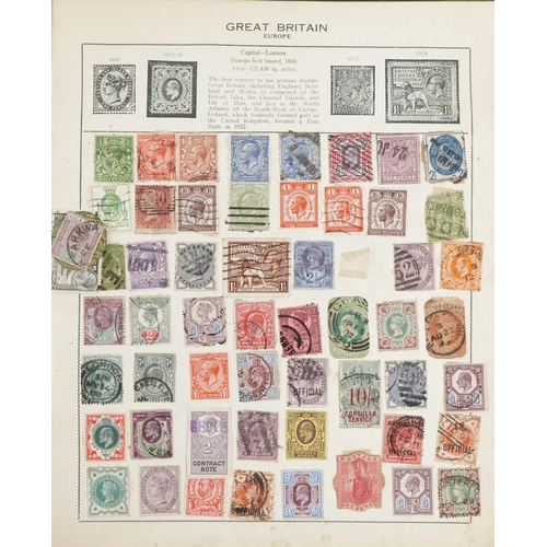 1709 - Collection of 19th century and later British and world stamps, predominantly arranged in albums incl... 