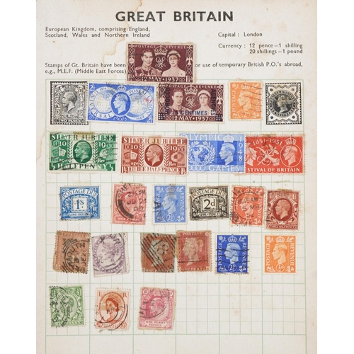 1709 - Collection of 19th century and later British and world stamps, predominantly arranged in albums incl... 