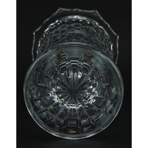 2304 - Large Waterford Crystal vase, 30.5cm high