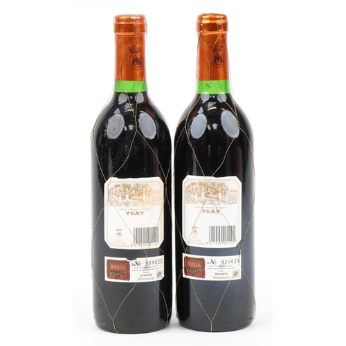 570 - Two bottles of 1990 Marques de Murrieta Ygay red wine